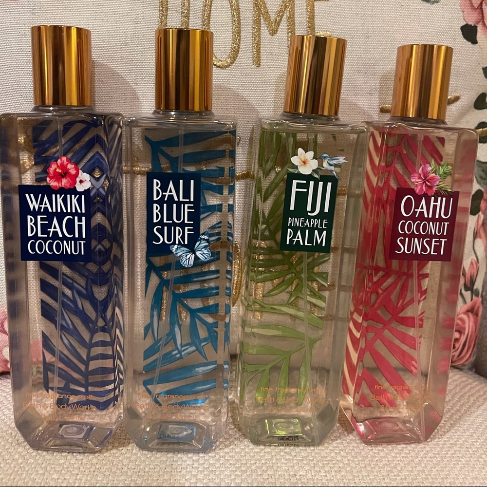 Fine island Paradise Summer mist bundle / Set of 4